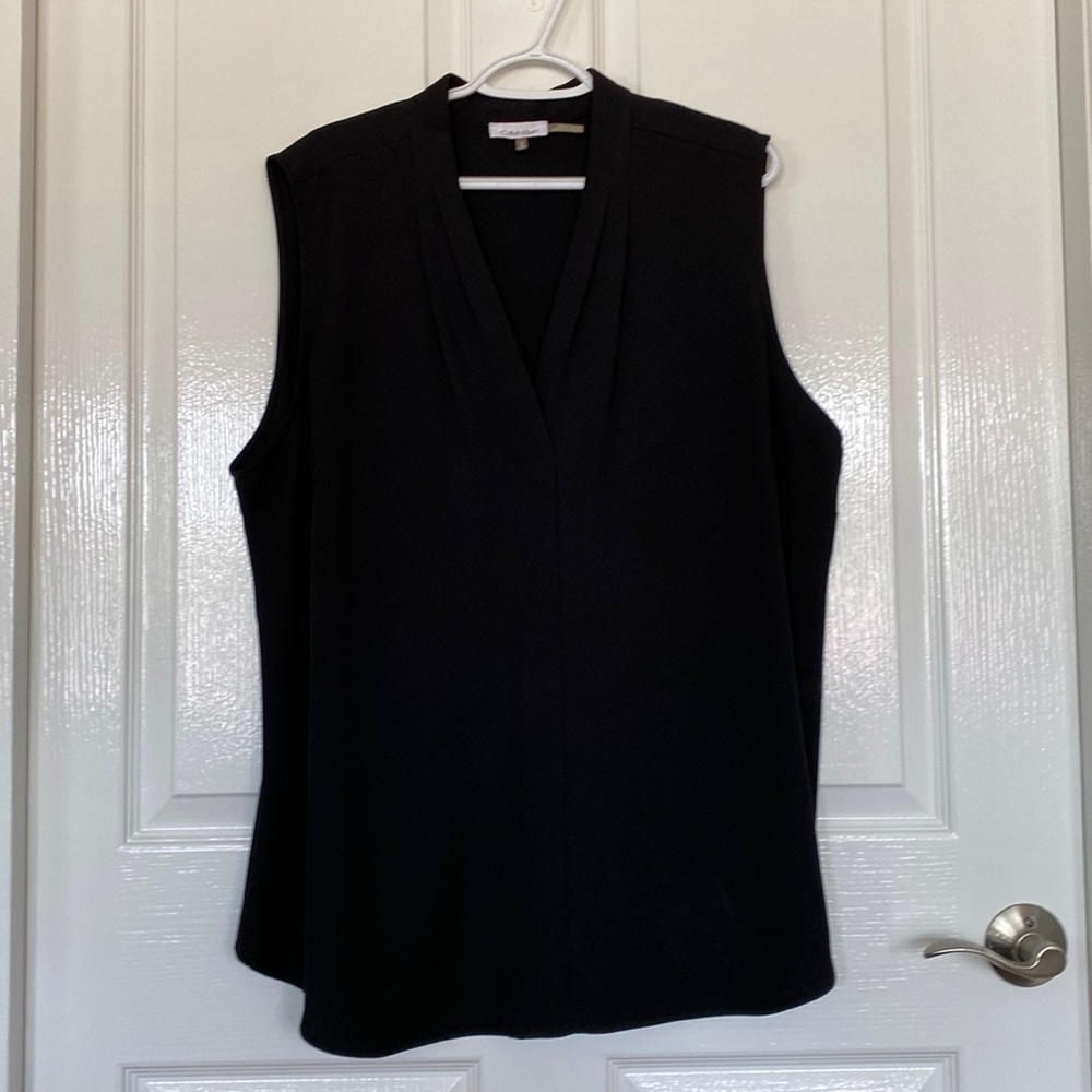 Calvin Klein V-Neck Blouse
